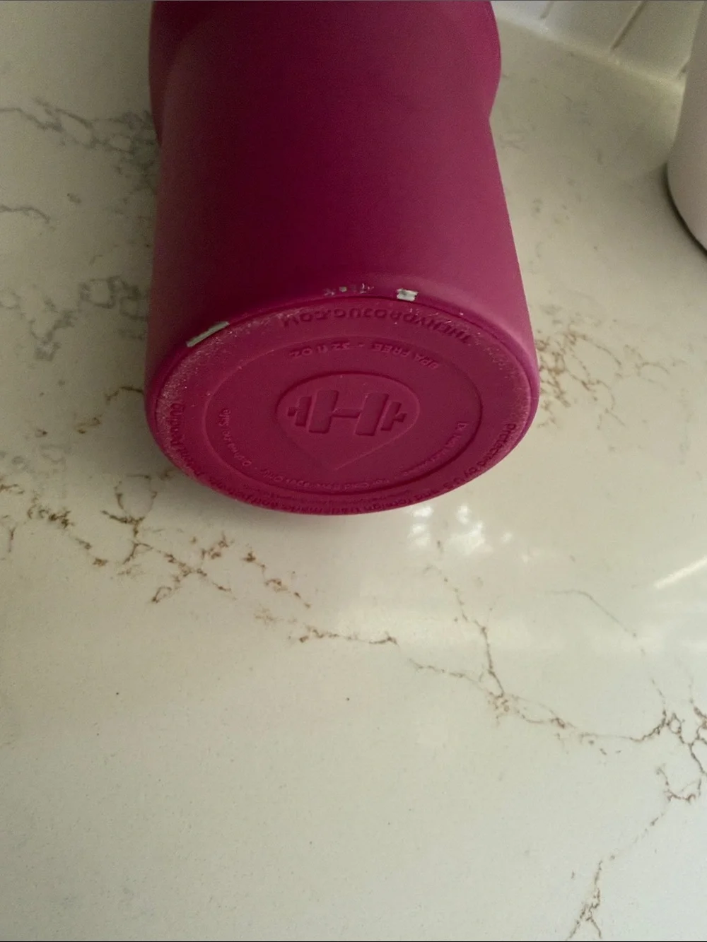 HydroJug Travel Tumbler with Flip Handle - Magenta Pink